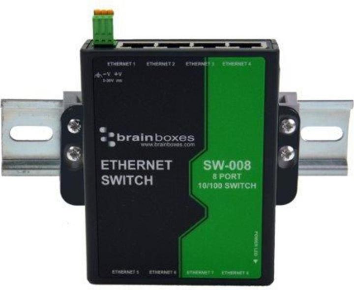 Produktbild Brainboxes 8 Port Unmanaged Ethernet (8 Ports)
