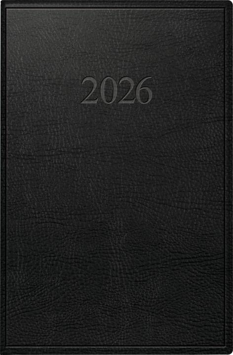 Produktbild rido/id 7011054906 | Taschenkalender Mod. partner/Industrie I 2026 | A7, Kunstleder, schwarz (A7, Deutsch)