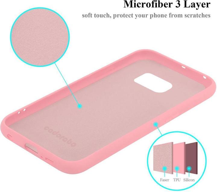Actual product image Cadorabo TPU Liquid Silicone Case Cover (Samsung Galaxy S6 Edge)