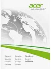 Actual product image Acer Warranty on 3 yrs. Carry-In, Virtual (36 months, Bring-in, International)