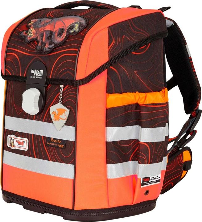 Produktbild Mc Neill Schulranzen-Set ERGO MAC 964622300 DRACHE DIN 4-teilig (18 l)