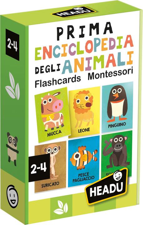 Produktbild Headup Games Flashcards Montessori Animal Encyclopedia