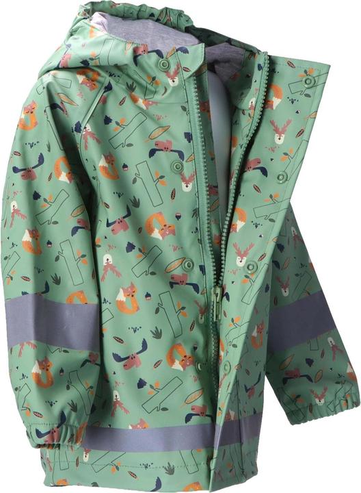 Actual product image Sterntaler Rain Jacket Forest Animals Green Size 116 (116)