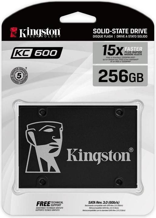 Image du produit Kingston KC600 (256 Go, 2.5")