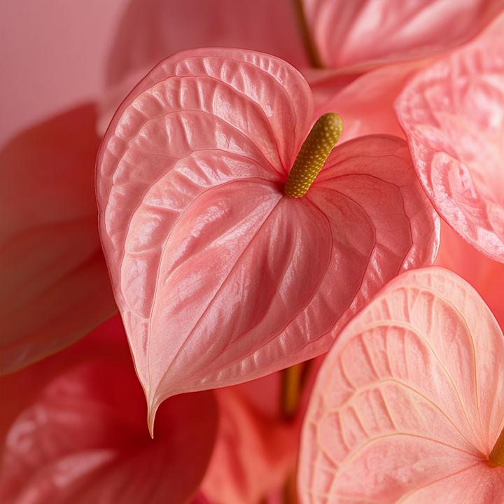 Actual product image Plant in a Box Anthurium 'Colorado Pink" - (40 cm)