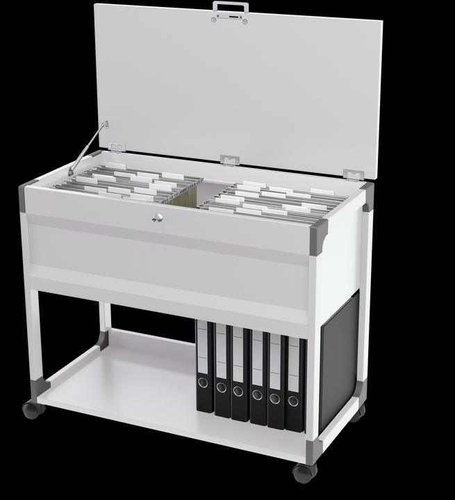 Actual product image Durable Suspension file trolley with lid (87 x 73 x 43 cm)