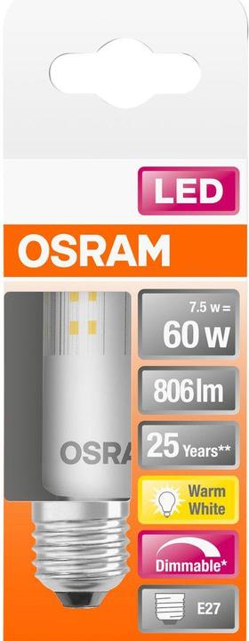 Actual product image Osram Supestar Special T (E27, 7.30 W, 806 lm, 1 x, E)