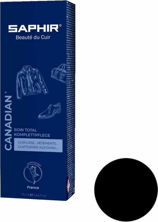 Produktbild Saphir Beaute du Cuir Creme Canadian schwarz (1 x, 75 ml)