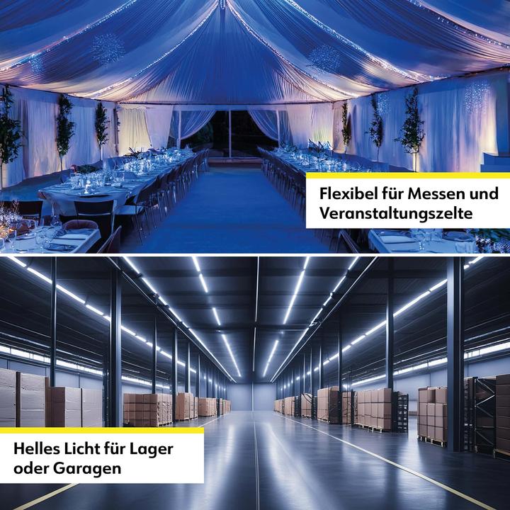 Immagine prodotto Müller Licht MÜLLER-LICHT Striscia di alimentazione a LED 21600028, 25m, 10W, 1000lm, 6500K (Luce del giorno, 2500 cm, Esterno, Interno)