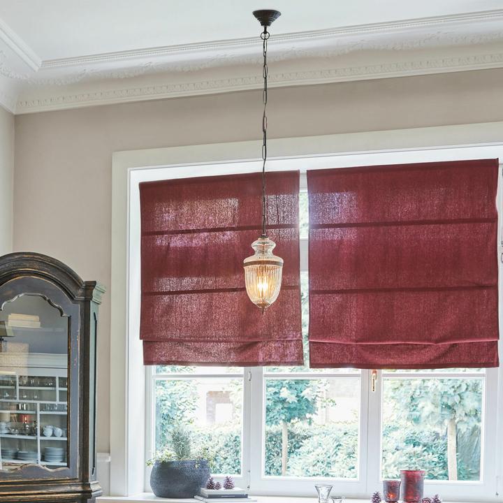 Actual product image Loberon Hanging lamp Marcel clear / brass (E14)