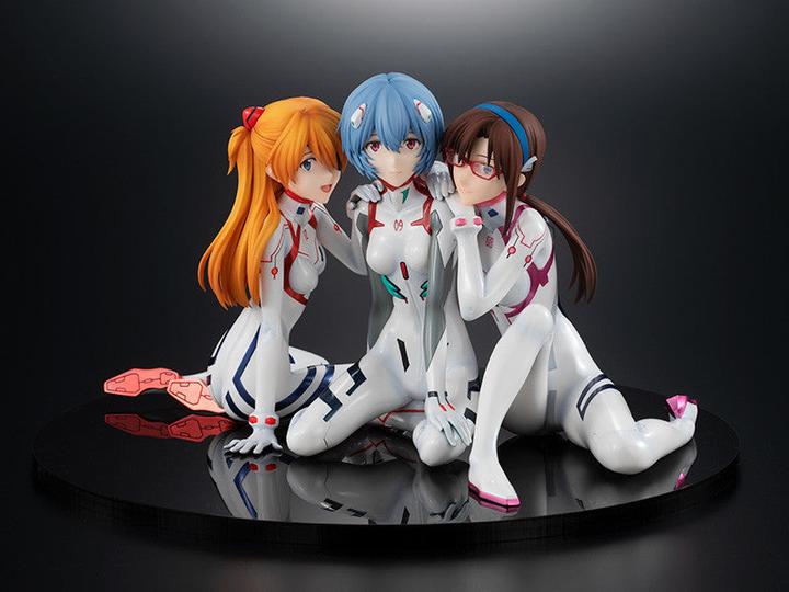 Immagine prodotto Good Smile Company EVANGELION 3.0+1.0 - Statuetta Asuka / Rei / Mai "Newtype Cover" 12cm