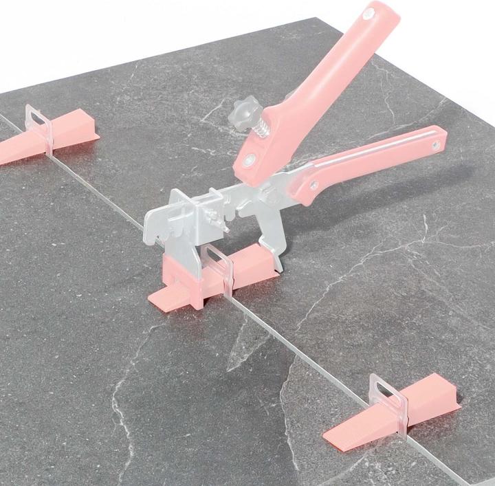 Actual product image XPOtool Tile Levelling System 300 Pull Tabs 2.0mm Laying Aid for Floor Tiles Paving Tiles