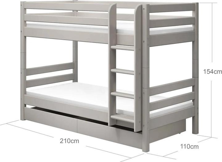 Immagine prodotto Flexa Letto a castello classico con 2 cassetti (90 x 200 cm)
