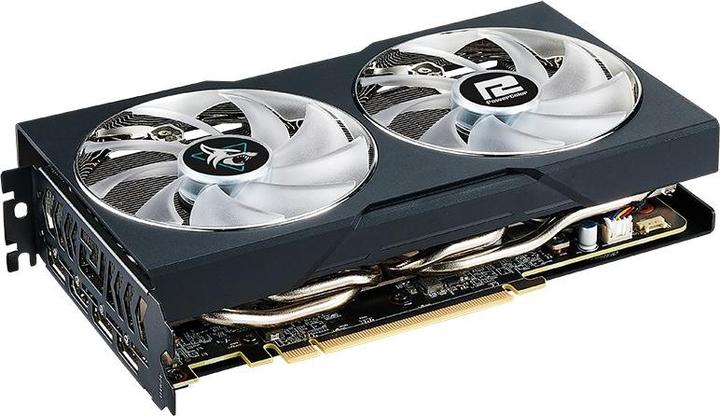 Immagine prodotto Powercolor Radeon RX 7600 XT Hellhound 16GB OC (RDNA 3, GDDR6, 3x DisplayPort, 1x HDMI 2.1) (16 GB)