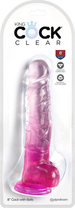 Image du produit Doc Johnson KingCockClear 8 w balls Pink