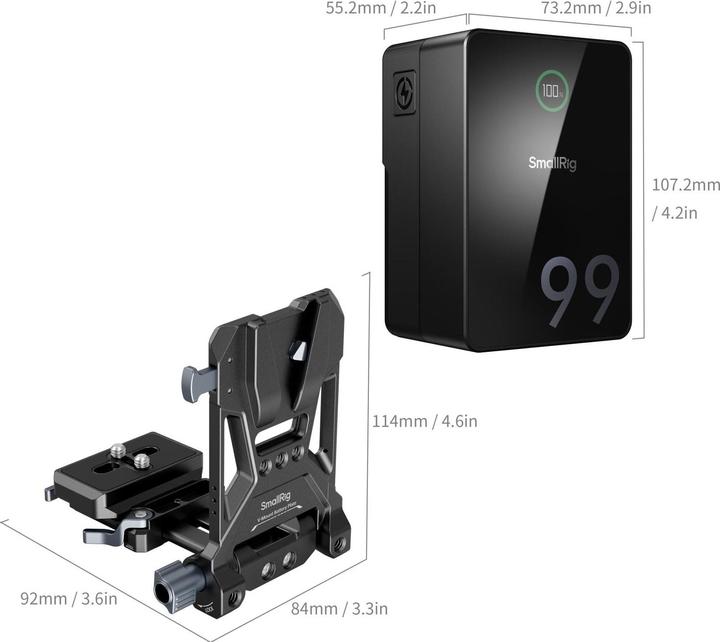 Produktbild SmallRig VB99 Pro mini V Mount Battery (Kit) 5046 (Akku)