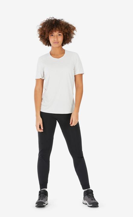 Actual product image Quechua Wandershirt Damen kurzarm - MH500 beige (3XL)