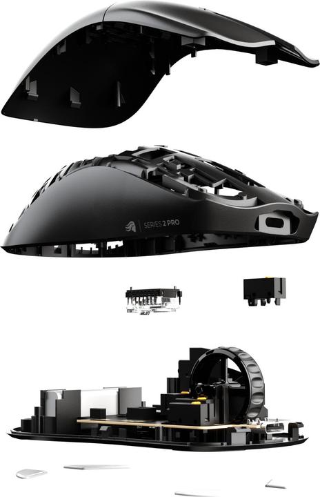 Productafbeelding Glorious Series 2 PRO Wireless Gaming Maus - schwarz (Bedraad, Draadloze)