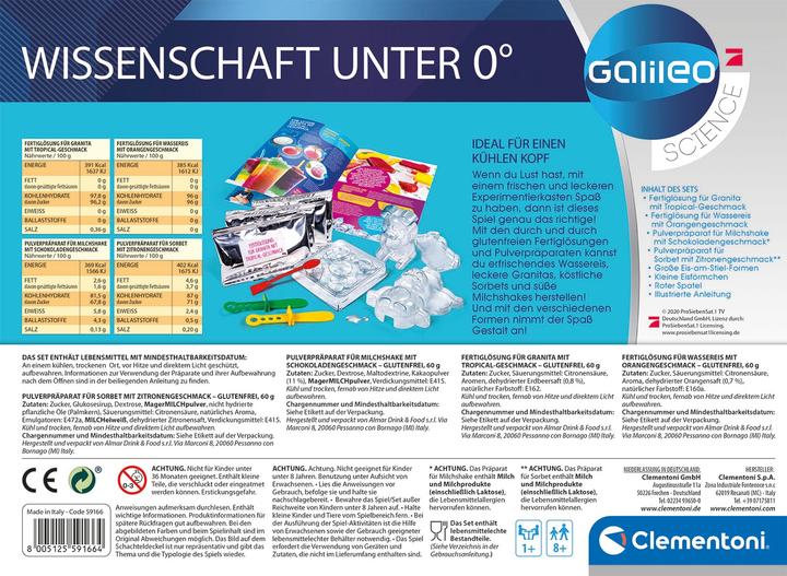 Produktbild Clementoni Wissenschaft unter 0°
