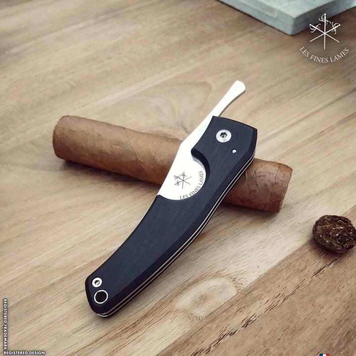 Image du produit Les Fines Lames Couteau à cigare Le Petit Ebony (CC0201002) (1 x)