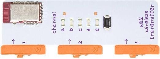 Immagine prodotto Littlebits 650-0150-00A01, bitSnaps, Senza fili, 14 anni, 95 mm, 190 mm, 12,5 mm (Cavo del drone)