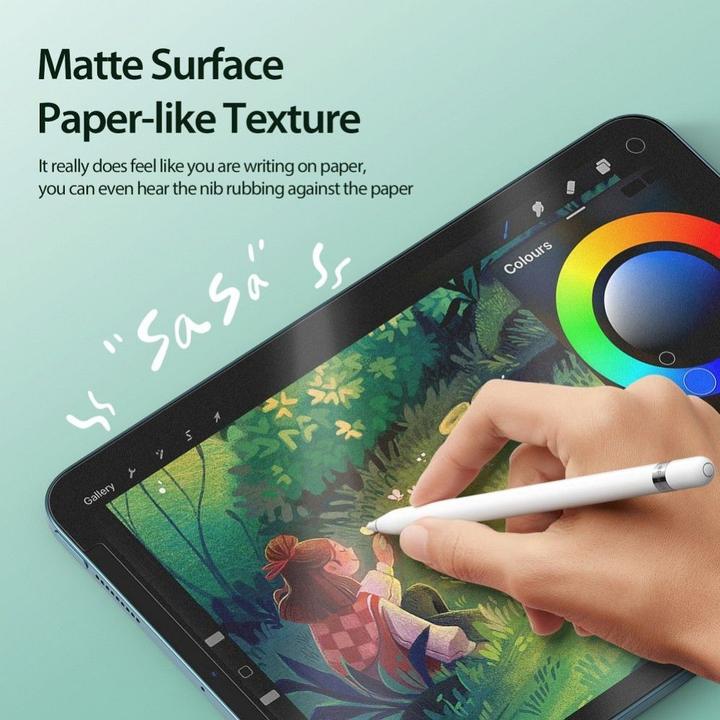 Produktbild Dux Ducis Naad Paperfeel Schutzfolie iPad Air 4/5 / iPad Pro 11 - Schwarz (1 Stück, iPad Pro 11 2022 (4. Gen), iPad Pro 11 2020 (2. Gen), iPad Pro 11 2018 (1. Gen), IPad Pro 11)