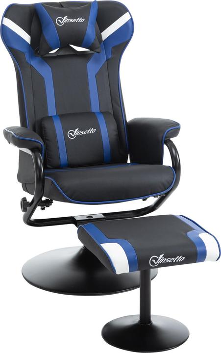 Immagine prodotto Vinsetto Poltrona da gioco con sgabello