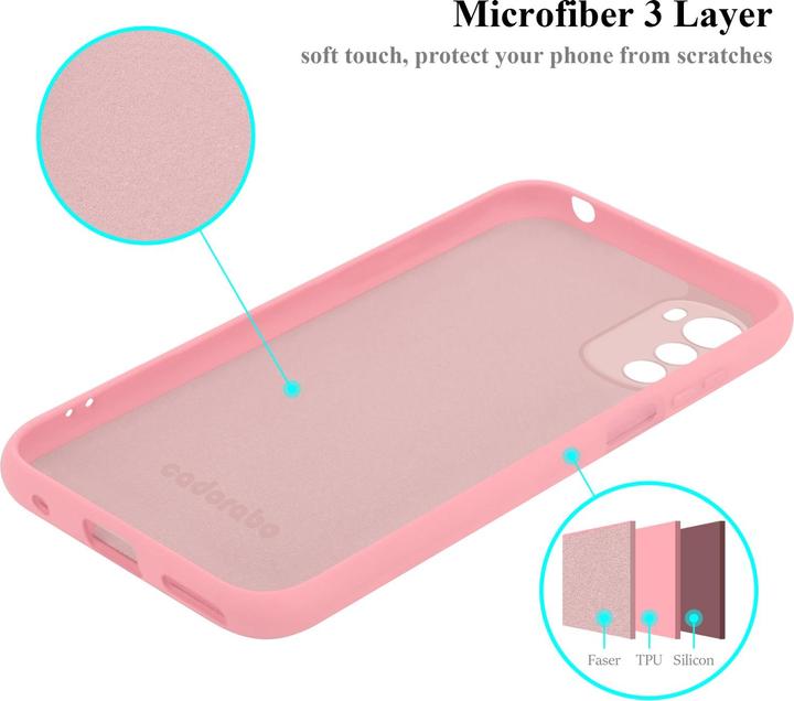 Produktbild Cadorabo TPU Liquid Silicone Case Hülle für Motorola MOTO E32 4G / E32S (Motorola Moto E32s)