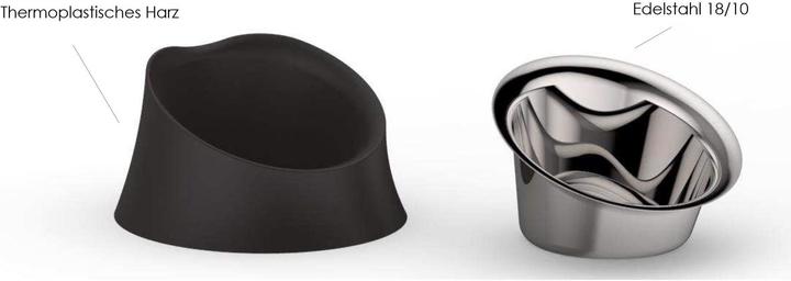Produktbild Alessi Hundenapf Cool grey (1 l)