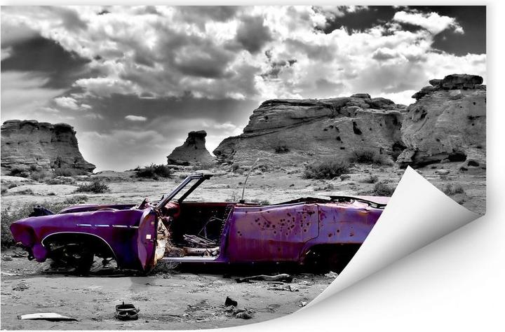 Image du produit Trenddeko Cadillac rouge (60 x 40 cm)