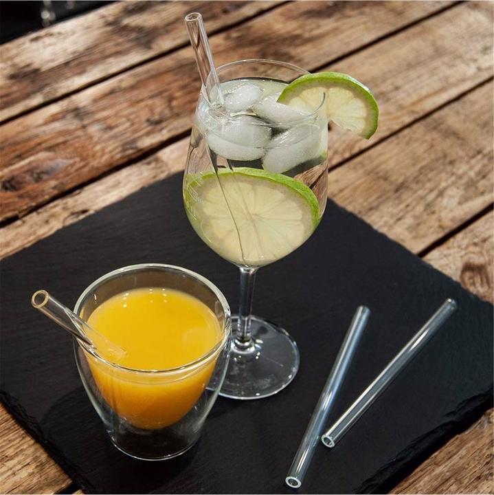 Produktbild T&N Glas Strohhalm (12 Trinkhalme, 4x15cm, 4x20cm, 4x23cm, Gerade) (12 x)