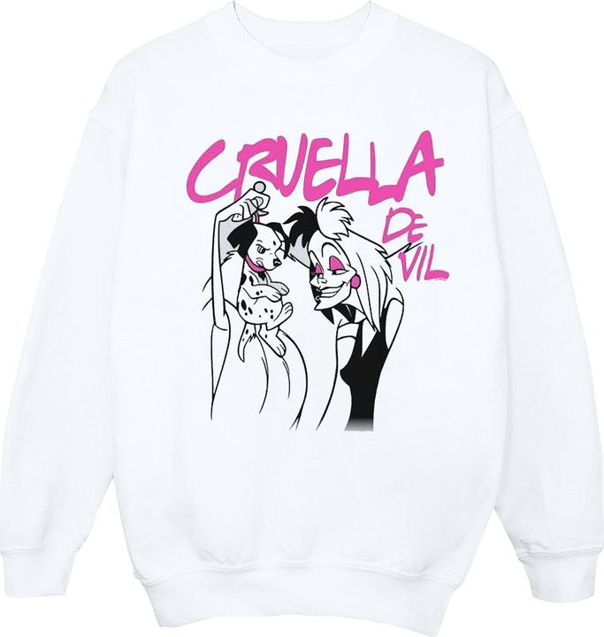Disney Cruella De Vil Collared Sweatshirt