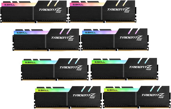 Produktbild G.Skill Trident Z RGB (8 x 32GB, 3200 MHz, DDR4-RAM, U-DIMM)