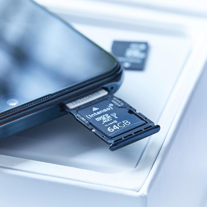 Image du produit Intenso 3423593 (64 Go, microSD, U1, UHS-I)