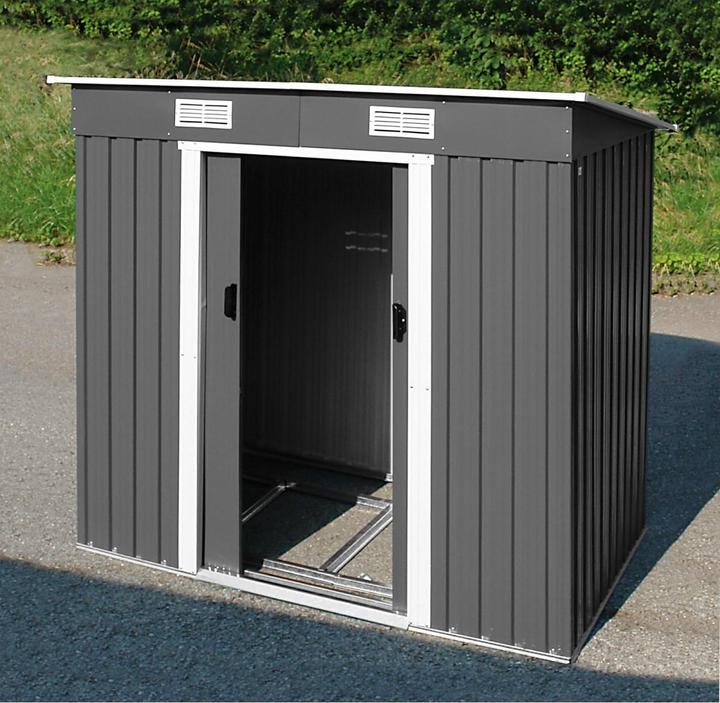 Actual product image Dema Garden Shed / Garden Shed Cardiff Anthracite 185x108x184,5cm