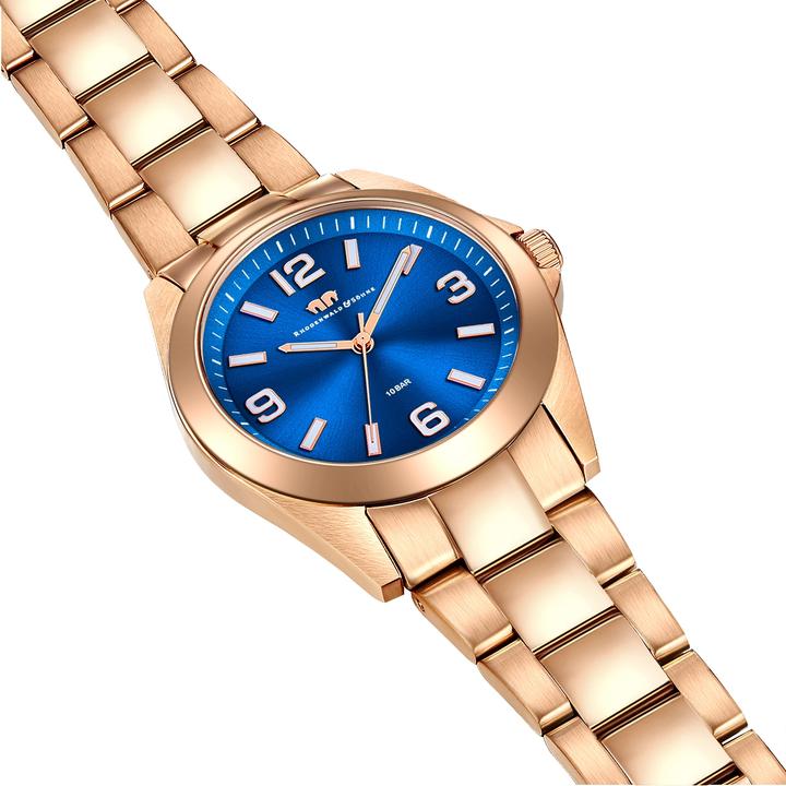 Image du produit Montre à quartz femme Majestia en acier inoxydable or rose - 32442 (Montre analogique, 37.50 mm)