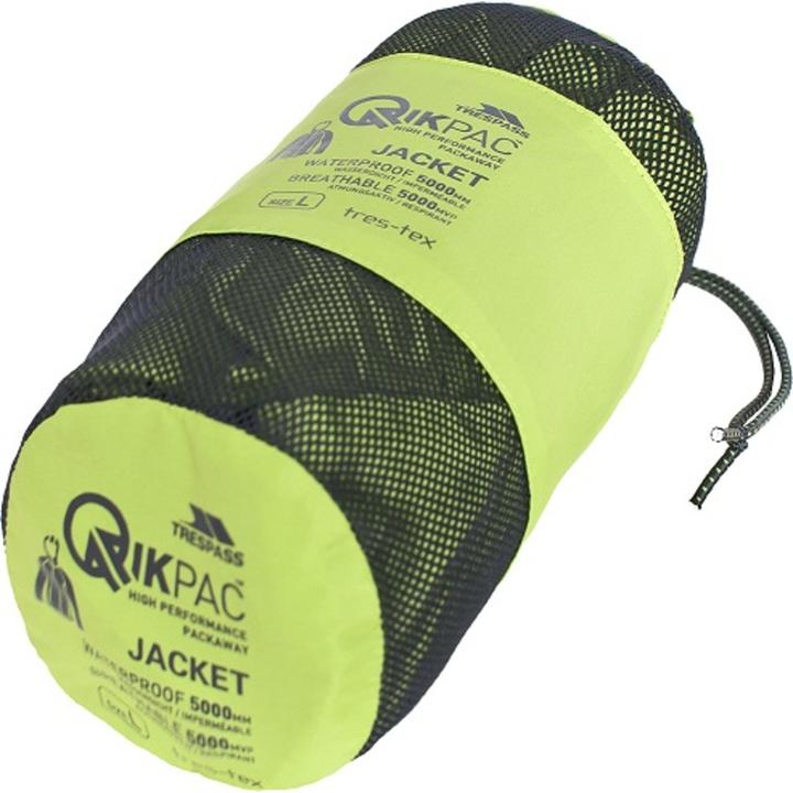 Actual product image Trespass QIKPAC Rain Jacket JKT TP75 (XXL)