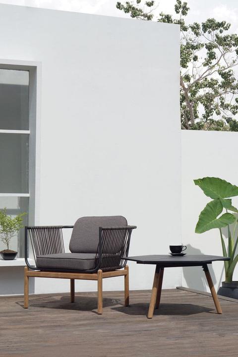 Image du produit Zebra Pollux Hexa Table basse HPL 79x90cm H:45cm