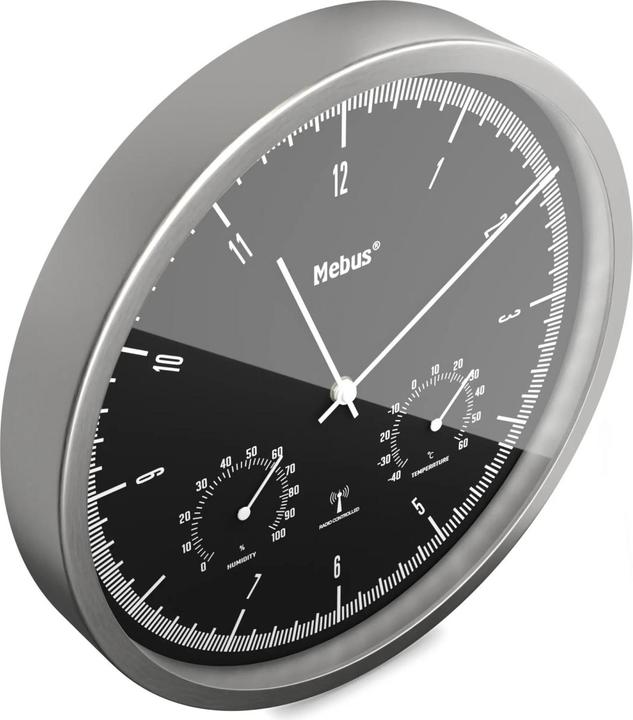 Produktbild Mebus Funkwanduhr (25 cm)