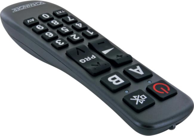 Actual product image Schwaiger 20 keys, 2x AAA (Universal remote control, Infrared)