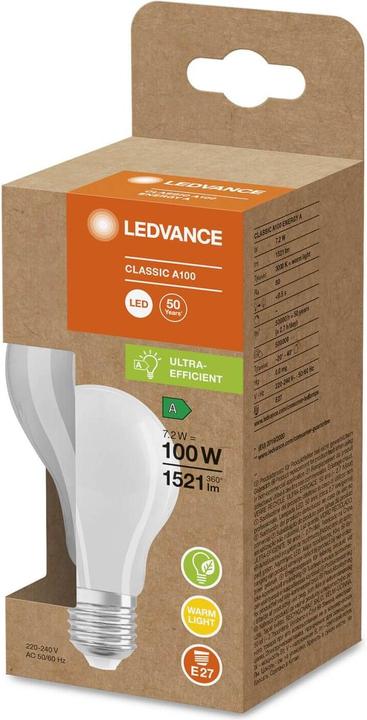 Produktbild Ledvance LED-Lampe (E27, 7.20 W, 1521 lm, 1 x, A)