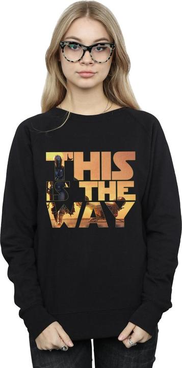 Produktbild Star Wars The Mandalorian The Way Poster Text Sweatshirt (XXL)