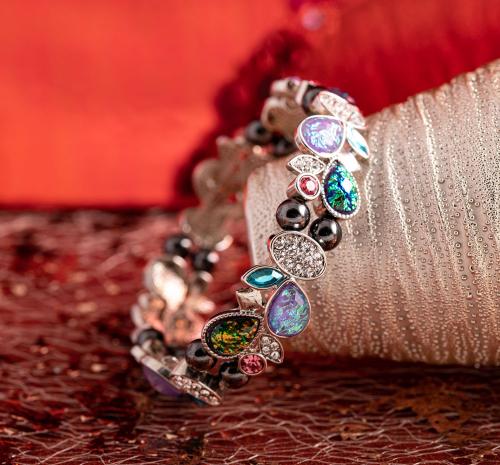 Berk Kristallarmband „Tropfen“
