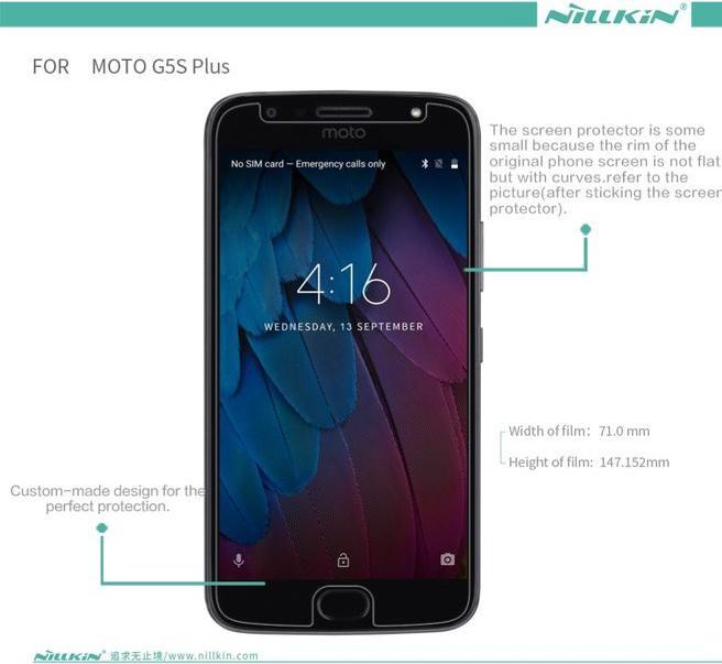 Actual product image Nillkin Matte Series (1 Piece, Motorola Moto G5S)