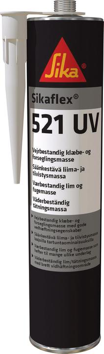 Produktbild Sika Sikaflex 521 UV, 300ml (0.50 kg, Weiss, 300 ml)