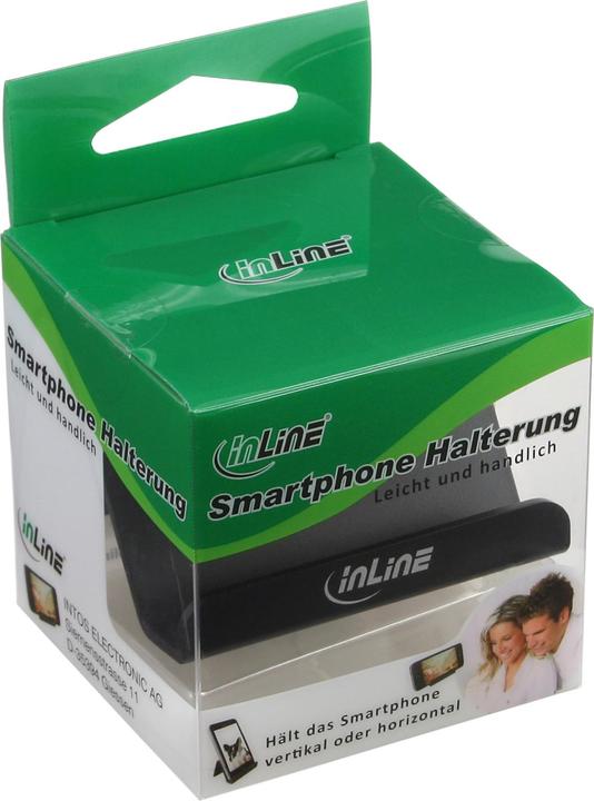 Productafbeelding InLine Smartphone en mobiele telefoonhouder voor bureau / plank