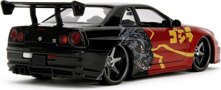 Actual product image Jada Godzilla Nissan GTR 1:24