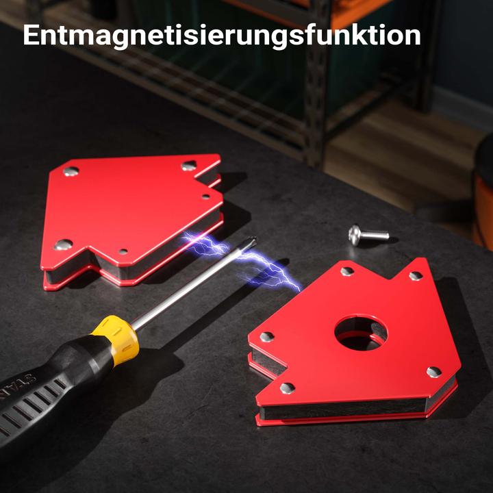 Produktbild Wiltec Schweissmagnet 11kg Schweisswinkel 120x80x15mm Magnetwinkel Schweisszubehör