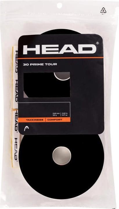 Actual product image Head Prime Tour Overgrip 30-Pack black