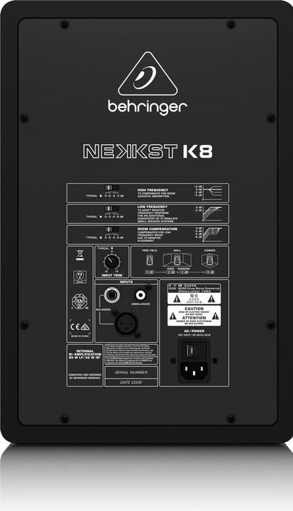 Actual product image Behringer Nekkst K8 (Passive, 1 pc., 1x 150 W)